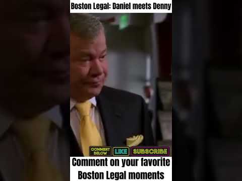 Boston Legal | Daniel meets Denny 🤣 #shorts #youtubeshorts
