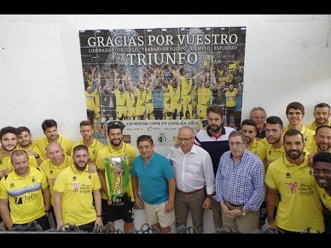 Homenaje en Bedmar al Jaén Paraíso Interior FS. Calle y Mosaico Conmemorativo.