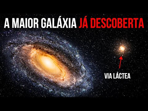 The largest galaxy in the universe ever discovered is bigger than you imagine.