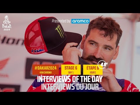 Interview of the day presented by Aramco - Stage 6  - #Dakar2024
