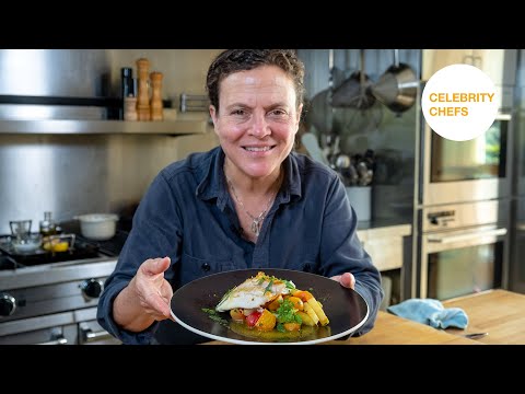 Celebrity Chefs Recipes: Traci Des Jardins's Petrale Sole with Celery Root and Roasted Beets