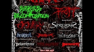 Apoplexy,Bloodscribe,Syrebris,and Stages of Decomposition, live at Mortem show PT.2