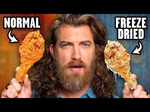 We Freeze Dried The KFC Menu (Taste Test)