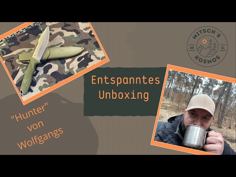 Jagd- und Outdoor Messer "Hunter" von Wolfgangs - Unboxing