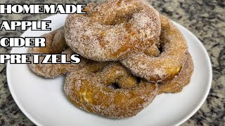 Homemade Soft Pretzels | Apple Cider Cinnamon Sugar Pretzels | Vegan Dessert | Allergy-Friendly 