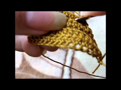 Maranta i szydełko - półsłupki tkane