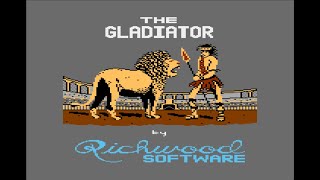 ATARI XL / XE += GLADIATOR =+ TITLE VERSION