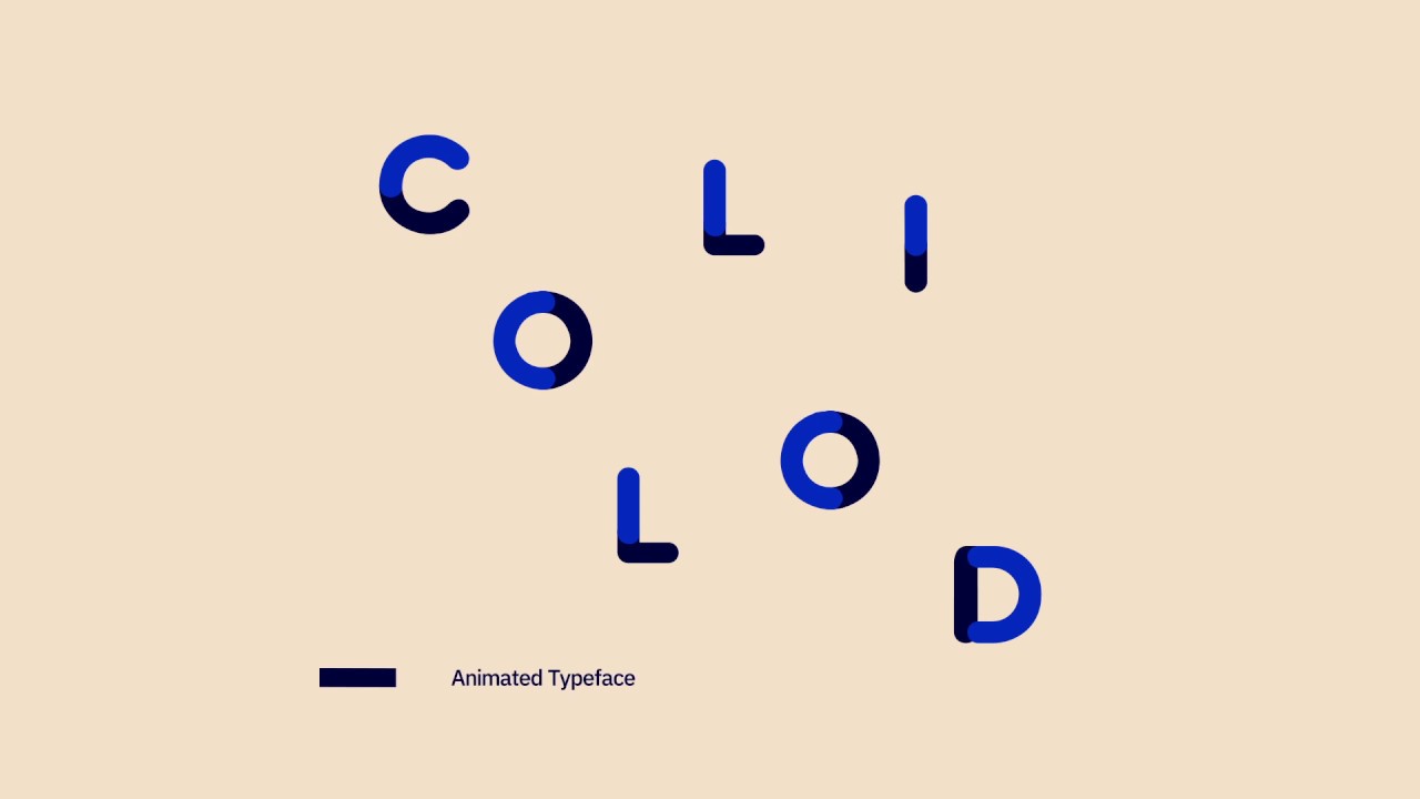 Colloid   Animated Typeface