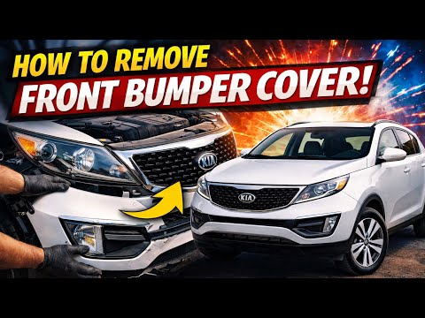 2014-2016 Kia Sportage Front Bumper Cover Removal