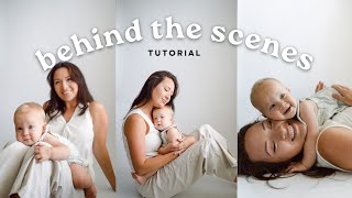 DIY Mama + Me Home Portraits | camera settings, baby milestones, and photo vs video grabs