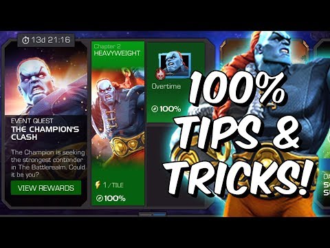 The Champion's Clash Challenge 100% Tips, Tricks & Best Champions - Marvel Contest Of Champions