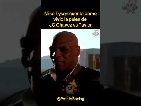 Mike Tyson cuenta como vivio la pelea de Jc Chavez vs Taylor #boxeo #miketyson #juliocesarchavez