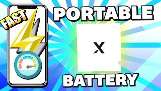 This is a FAST Portable Battery (10,000 MAH AND SMALL SIZE)