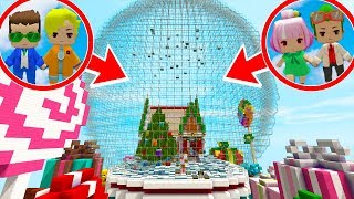 COMO VIVIR DENTRO DE UNA BOLA DE NAVIDAD CON LOS ALMENDRUQUIS EN MINI WORLD | EL MEJOR ESCONDITE