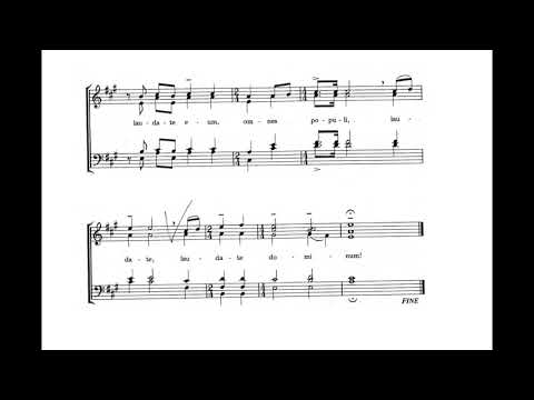 Laudate Dominum (K. Nystedt) Score Animation