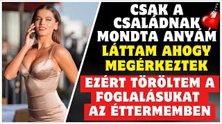 Anyám meghívta mindenkit hálaadásra csak engem nem   aztán rájött kié a hely