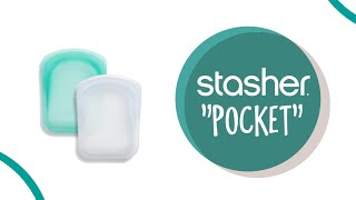 Conasi Bolsa de silicona platino "Pocket" - Stasher anuncio