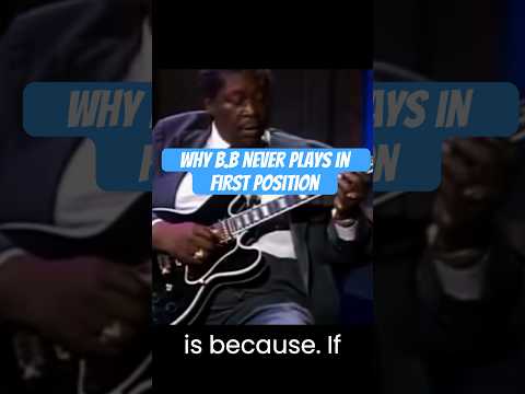 Thumbnail for Why B.B never plays in first position #bbking #guitar #blues #guitarlesson #bluessolo #guitarist