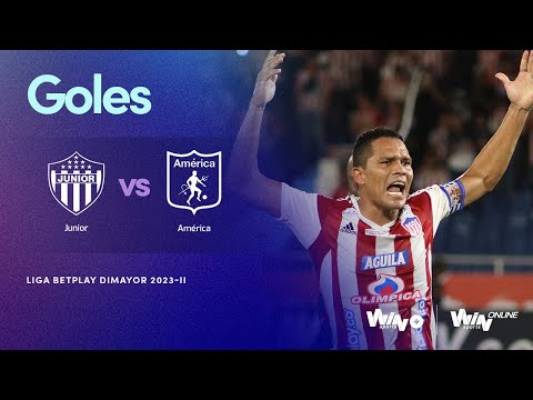 Junior vs. América (goles) | Liga BetPlay Dimayor 2023- 2 | Fecha 7