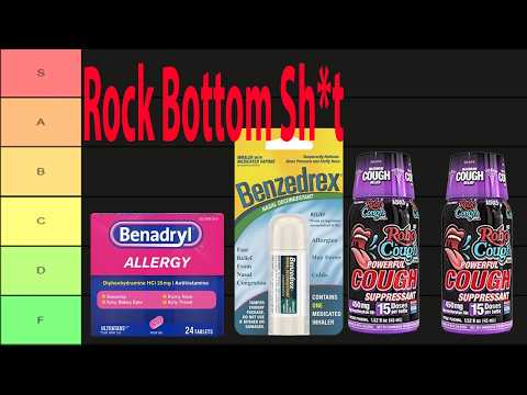 The Degenerate's Drugs TIER LIST