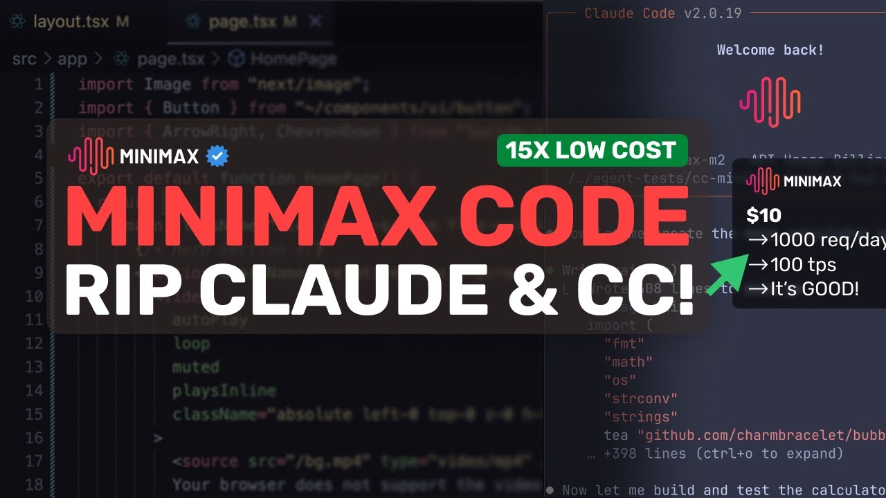 MiniMax Code Plans & Cerebras Code Plans: The BEST ALTERNATIVES to CLAUDE CODE just ARRIVED!