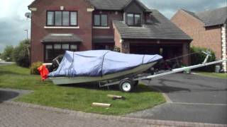 How to Put a boat back on trailer