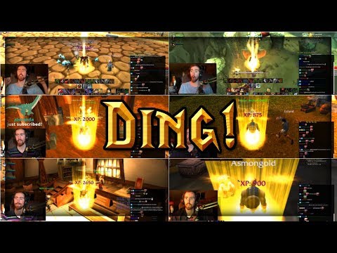 Every Asmongold Level Up From Lvl 1 To 40 In Classic WoW