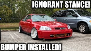 RICER CIVIC NOW FULL BLOWN IGNORANT STANCE!