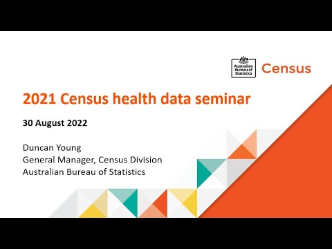 2021 Census health data seminar