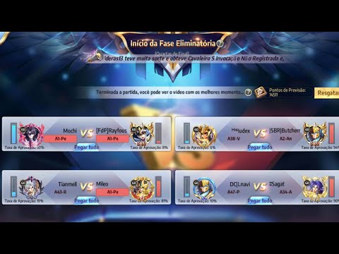 🔴 QUARTAS DE FINAIS DO CAMPEONATO DO JAMIEL  #FiqueEmCasa   -  Saint Seiya : Awakening