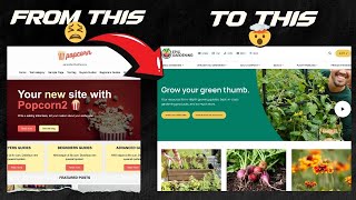 Create a website Homepage like a BIG BRAND