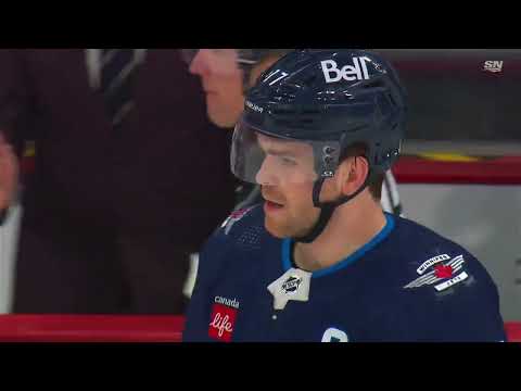 Adam Lowry scores a insane goal Jets vs Colorado  Avalanche 2024 playoffs Gm 1