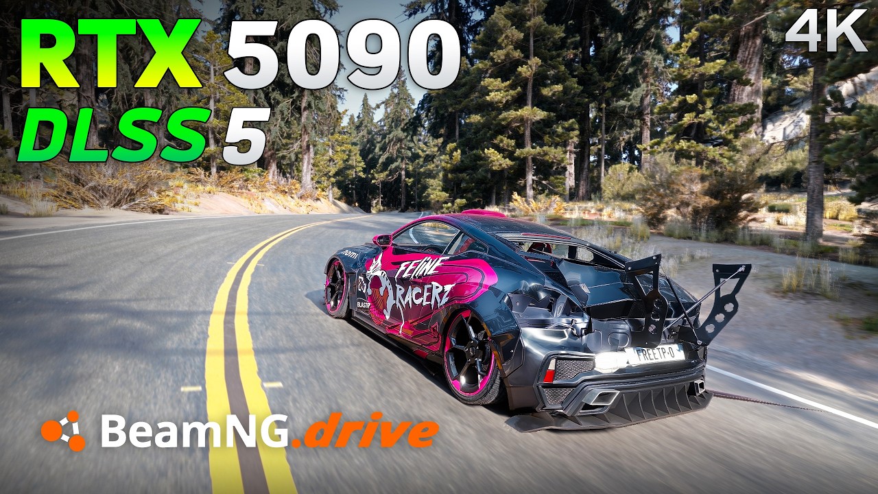 BeamNG.drive v0.40 + DLSS 5 2x on RTX 5090 | Looks Incredible!