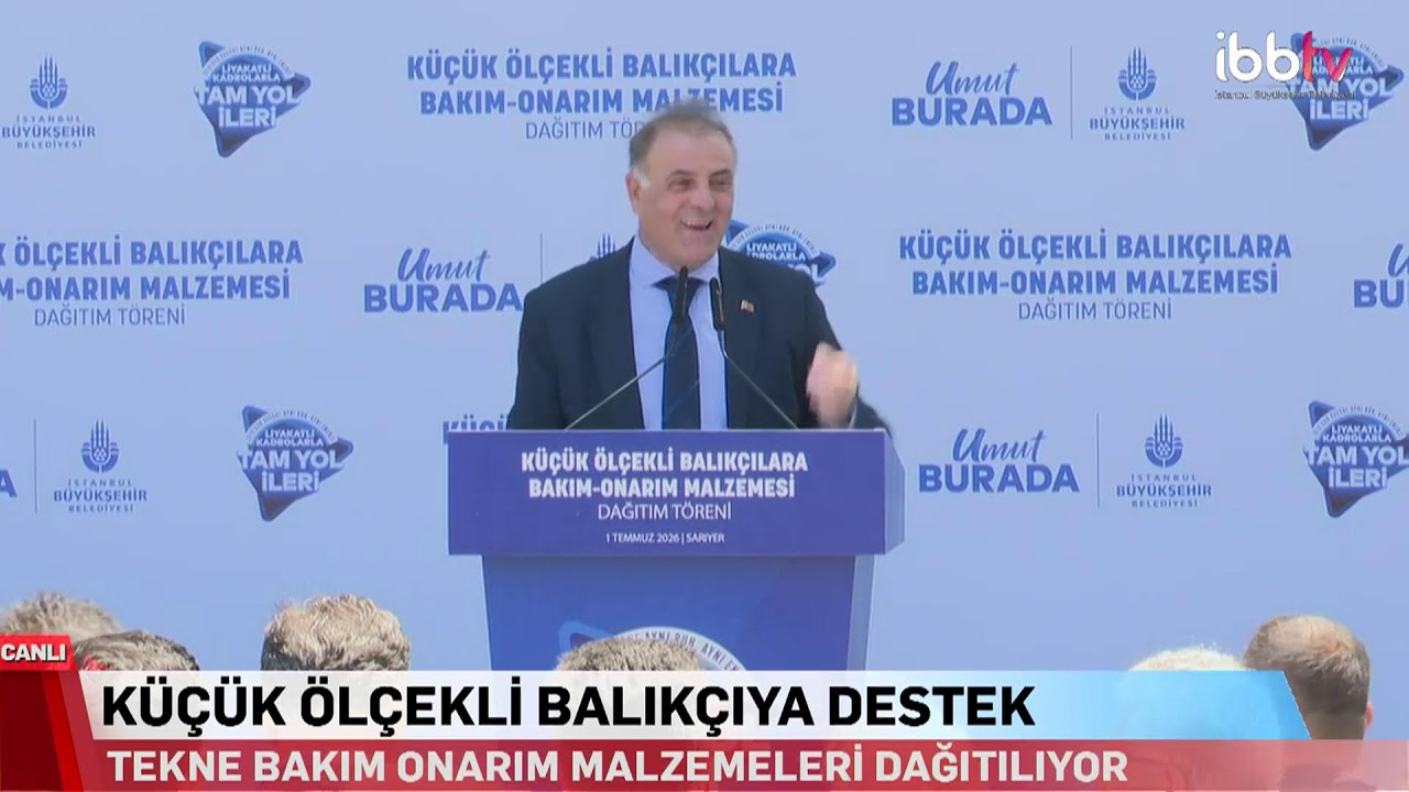 İBB’DEN KÜÇÜK ÖLÇEKLİ BALIKÇILARA DESTEK