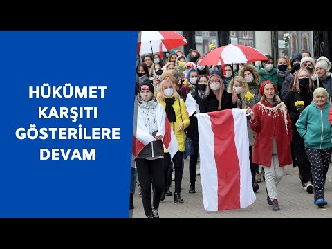 Belarus'taki protestolar devam ediyor: 40 gözaltı