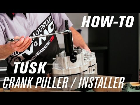 How To Install a Dirt Bike Crankshaft using the Tusk Crank Puller/Installer
