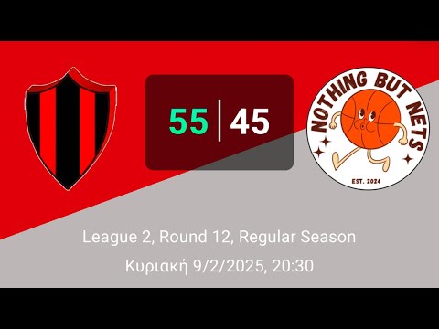 Pagratians 55-45 Nothing But Nets - (Round12-League2-09/02/2025)
