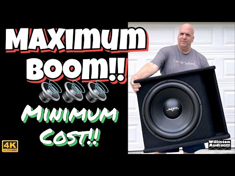 BIG BASS at Low Cost? SKAR AUDIO 18 inch Subwoofer SDR-18 [4K]