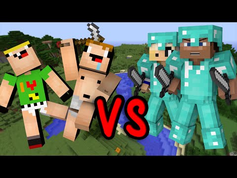 Noobs Vs. Pros – Minecraft