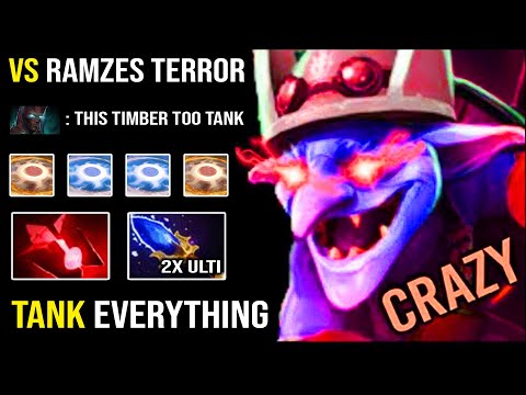 Even 9K Ramzes TB Can't Delete this Timbersaw 100% Tank Everything with Chakram Scepter DotA 2