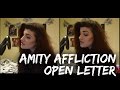 The Amity Affliction - Open Letter | Christina Rotondo Cover