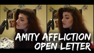 The Amity Affliction - Open Letter | Christina Rotondo Cover