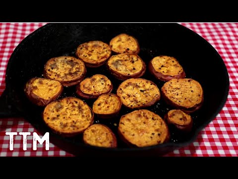 Baked Sweet Potato Rounds~Easy Cooking