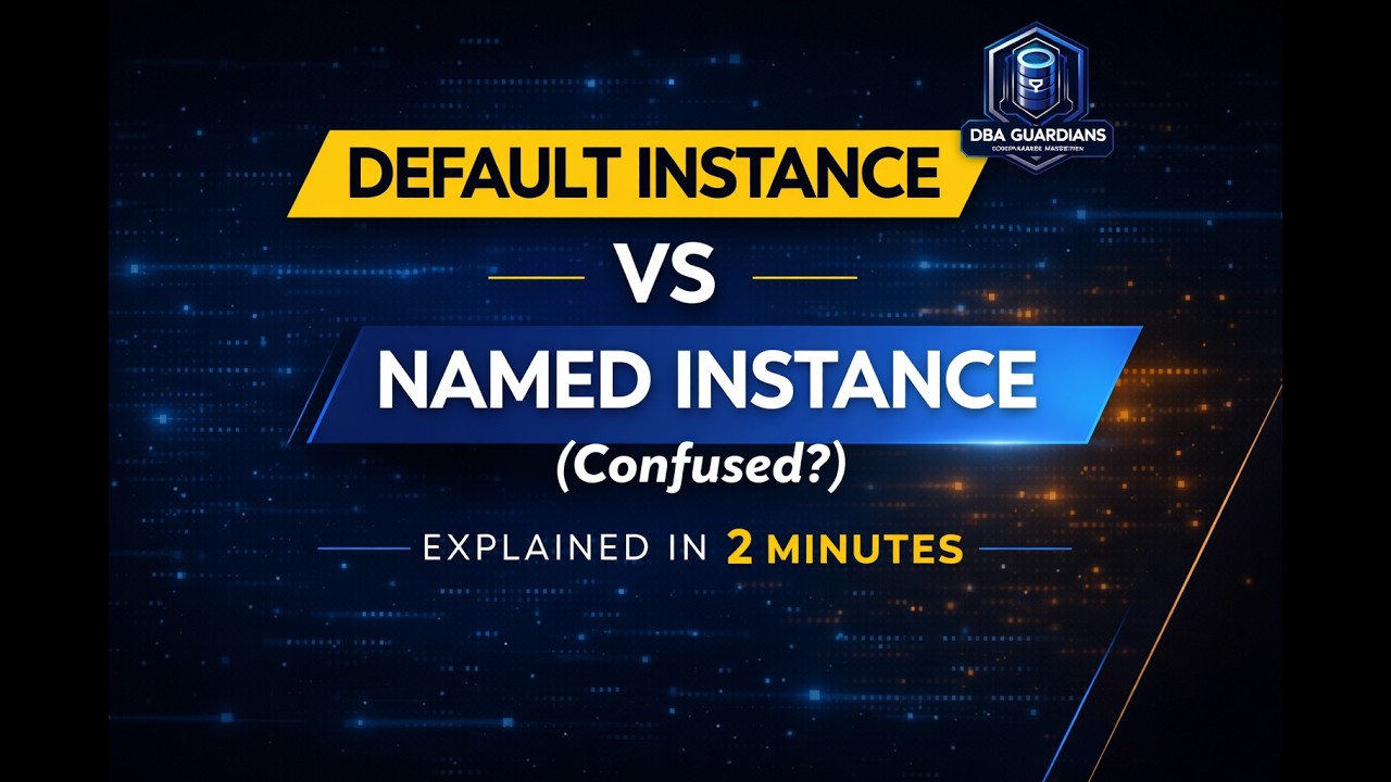 Default Instance vs Named Instance in SQL Server | Complete Beginner Guide