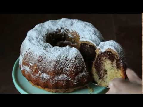 Ciambellone bicolore all'acqua