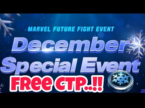 *FREE* CTP EVENT IS BACK..!! December Special Event & CRAFT Shop // Marvel Future Fight // mff //f2p