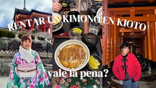 esto PAGUÉ por usar un KIMONO en 🇯🇵 llegamos s la CIMA del FUSHIMI INARI a oscuras 👘⛩️🍲✨