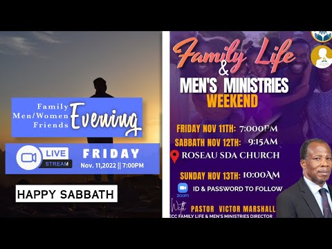 Family Life and Men's Ministries Weekend || Pastor Victor Marshall || 11.11.2022