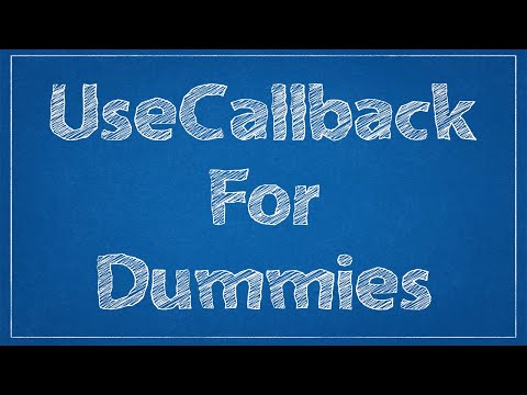 UseCallback for Dummies in Under 2 Minutes | React Tutorial