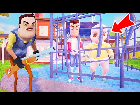 Mr. Wilson Imprisoned Everyone 😱 Hello Neighbor Mod